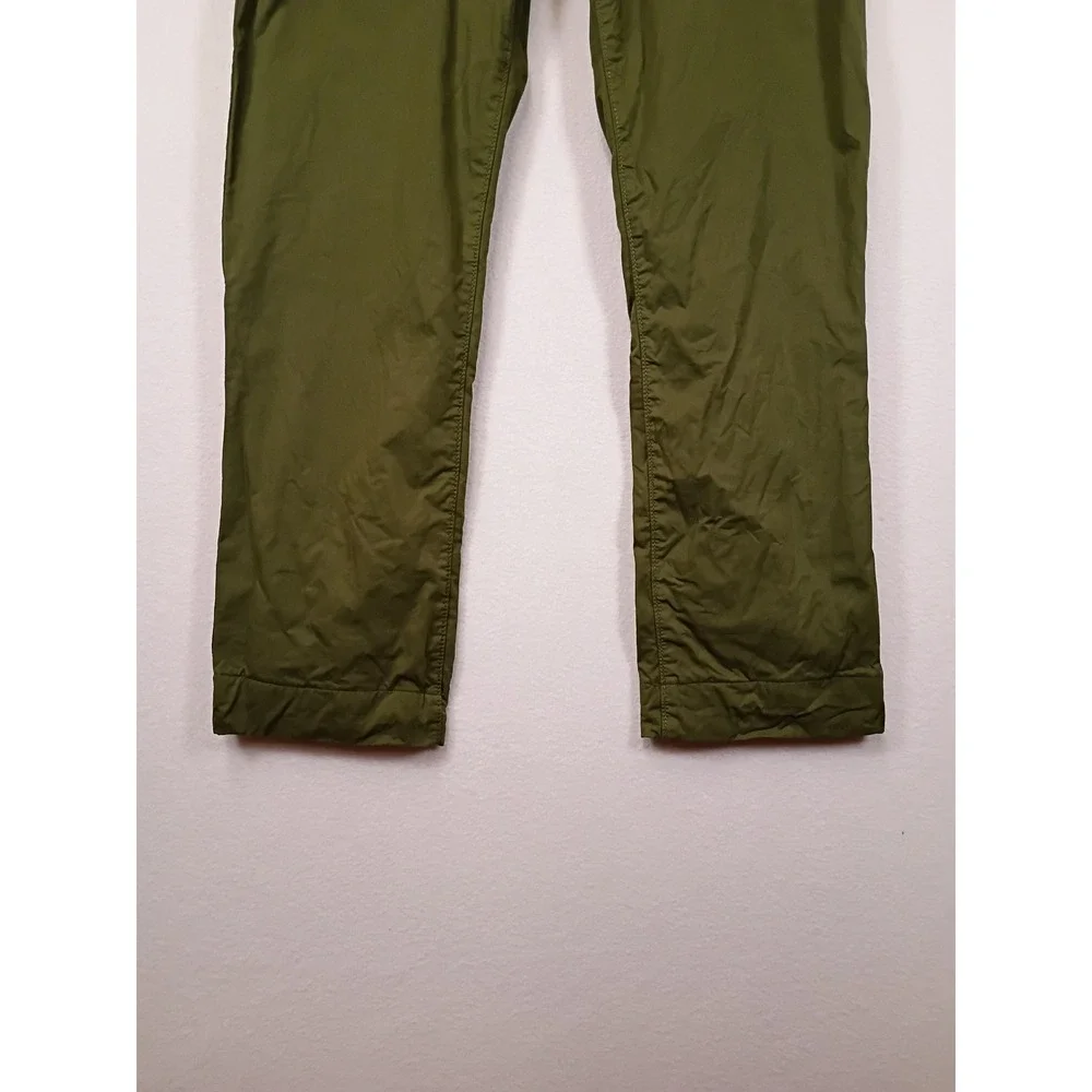 Military Utility Banana Republic Mens 30/30 Olive Green Vintage Straight Chinos